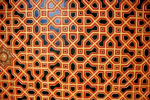 Geometrical Window Pattern Stock Photos