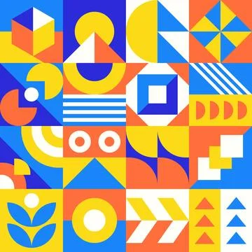 Geometricseamless-pattern-background Stock Illustration