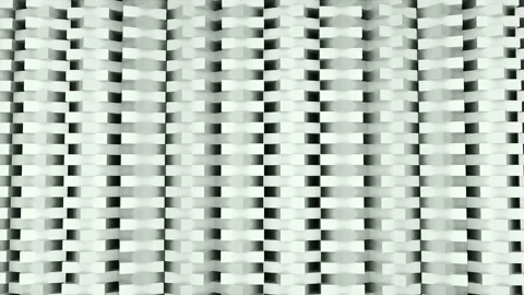 Geometry abstraction - rows of rectangles objects - many geometrical shapes, 3d Stock Footage 105596955