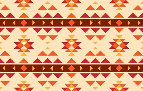 Geometry american indigenous pattern. Native american pattern ethnic art co.. Stockillustratie