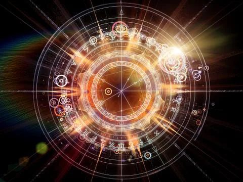 Geometry of Astrology Stock Illustration