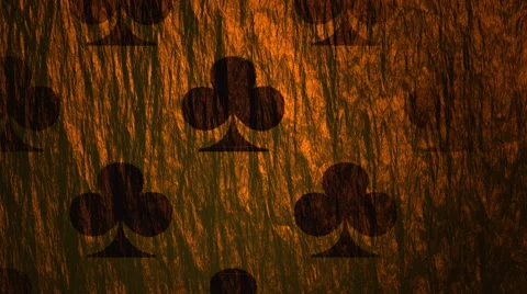 Geometry card play pattern moving horizontal on bronze Stock Footage 47922249