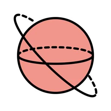 Geometry circle math Stock Illustration