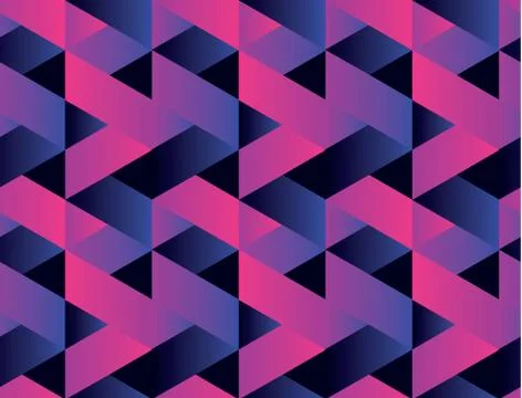 Geometry colorful abstract seamless pattern Illustrazione stock