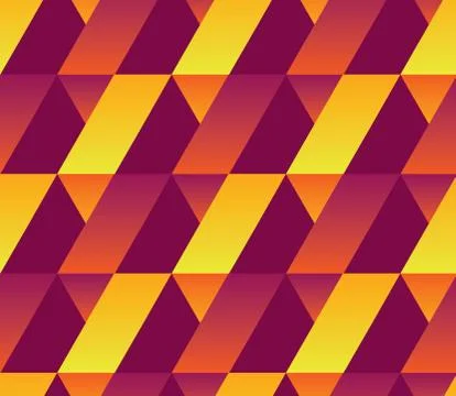 Geometry colorful abstract seamless pattern Illustrazione stock