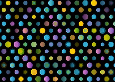 Geometry concept tech background with circles dots abstract pattern Illustrazione stock