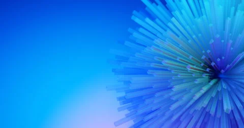 GEOMETRY CUBE ANIMATION ON SPHERE (3D RENDERRING) Stock Footage 171920695