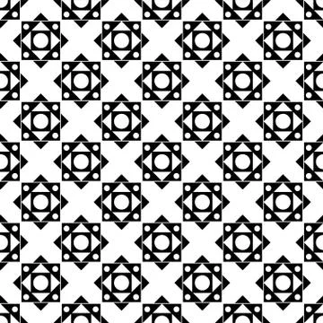Geometry cute seamless pattern Stock Illustration
