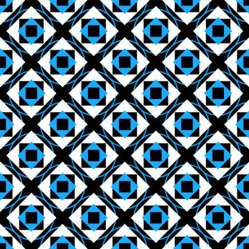 Geometry cute seamless pattern Stock Illustration