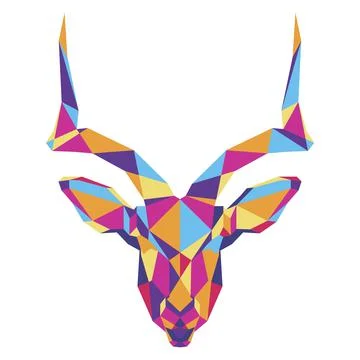 Geometry dear Illustrazione stock