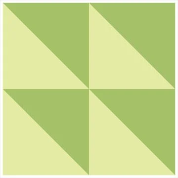 Geometry design background. Regular triangular pattern in shaded green イラスト素材