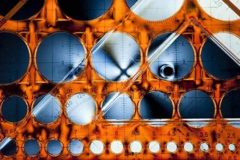 Geometry drawing instruments in polarized light Copyright: xZoonar.com/Knu... Stock Photos