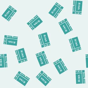 Geometry education science glyph seamless pattern イラスト素材
