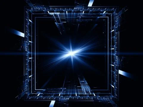 Geometry of energy Stock Illustration