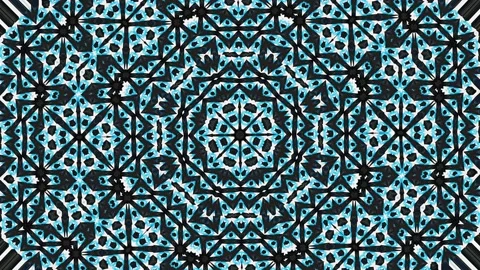 Geometry ethnic pattern. Arabesque illustration ornament. Footage mandala Stock Footage 161008976