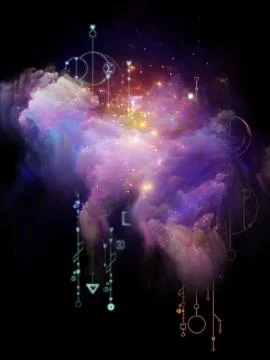 Geometry of Fate. Stock Illustration