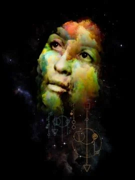 Geometry of Fate. Stock Illustration