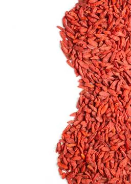Geometry form Goji Berries Stock Photos