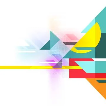 Geometry graphic abstract background Stock Illustration