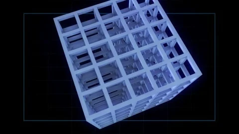 Geometry Grid 04 스톡 동영상 293916750