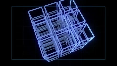 Geometry Grid 05 Stock Footage 293916771