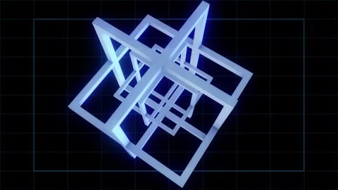 Geometry Grid 07 Video stock 293916788
