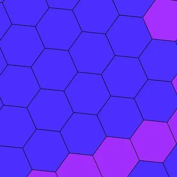A Geometry hexagon wall texture background multicolor honeycomb pattern wallpape 스톡 일러스트