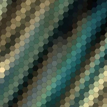 A Geometry hexagon wall texture background multicolor honeycomb pattern wallpape Stock Illustration