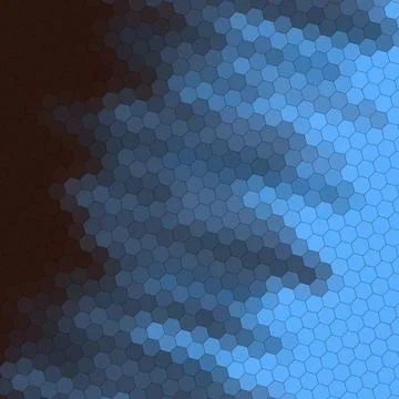 Geometry hexagon wall texture background multicolor honeycomb pattern wallpaper Stock Illustration