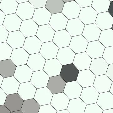 A Geometry hexagon wall texture background multicolor honeycomb pattern wallpape Stock Illustration