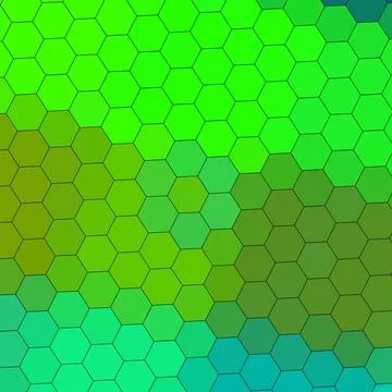 A Geometry hexagon wall texture background multicolor honeycomb pattern wallpape Stock Illustration
