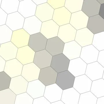 A Geometry hexagon wall texture background multicolor honeycomb pattern wallpape Stock Illustration