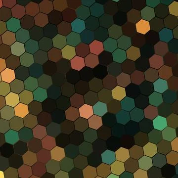 A Geometry hexagon wall texture background multicolor honeycomb pattern wallpape Stockillustratie