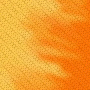 A Geometry hexagon wall texture background multicolor honeycomb pattern Stock Illustration
