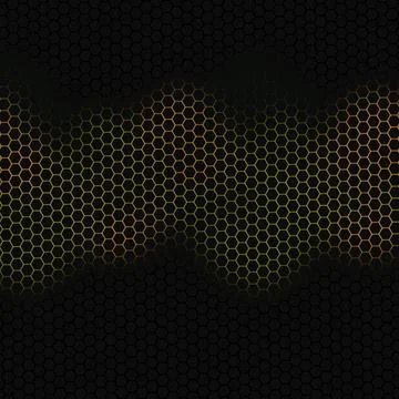 A Geometry hexagon wall texture background multicolor honeycomb pattern Stock Illustration