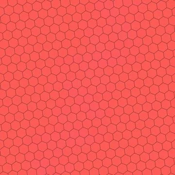 A Geometry hexagon wall texture background multicolor honeycomb pattern Stock Illustration