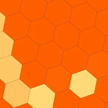 A Geometry hexagon wall texture background multicolor honeycomb pattern Stock Illustration