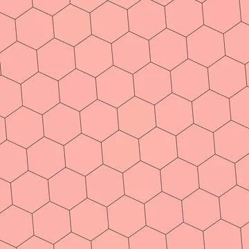 A Geometry hexagon wall texture background multicolor honeycomb pattern Stock Illustration