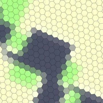 A Geometry hexagon wall texture background multicolor honeycomb pattern Stock Illustration