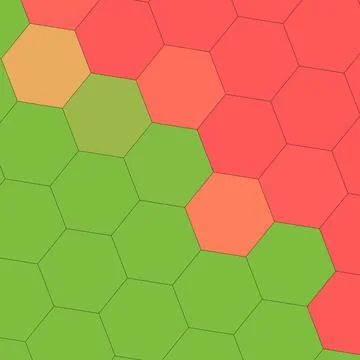 A Geometry hexagon wall texture background multicolor honeycomb pattern Illustrazione stock