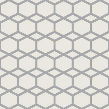 Geometry hexagonal vector seamless pattern. Stock Illustration