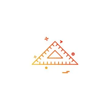 Geometry icon design vector Stock Illustration
