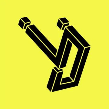 Geometry. Impossible optical illusion shapes. Optical art object. Impossible Stock Illustration