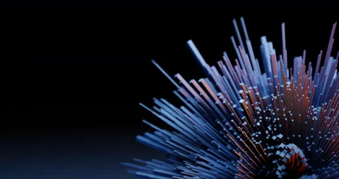 GEOMETRY LINES ANIMATION BACKGROUND TEMPLATE (3D RENDERRING) 動画素材 174225267