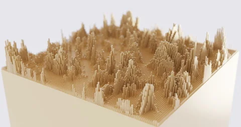 GEOMETRY LINES ANIMATION BACKGROUND TEMPLATE (3D RENDERRING) Stock Footage 187751481