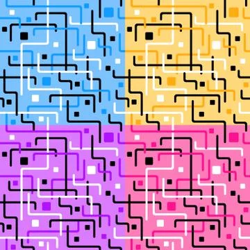 Geometry Lines seamless Stock Illustration