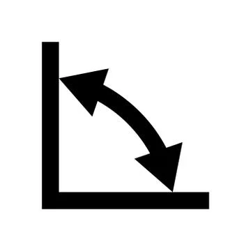 Geometry math signs symbols black icon . Ilustración de archivo