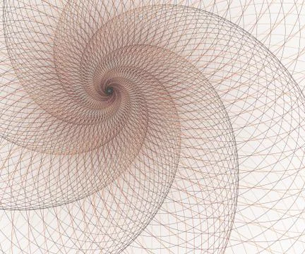 Geometry, mesh element. Intersection curves. Surreal futuristic design. 스톡 일러스트