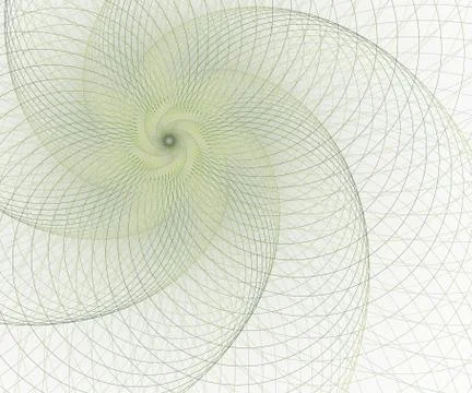 Geometry, mesh element. Intersection curves. Surreal futuristic design. Stock Illustration