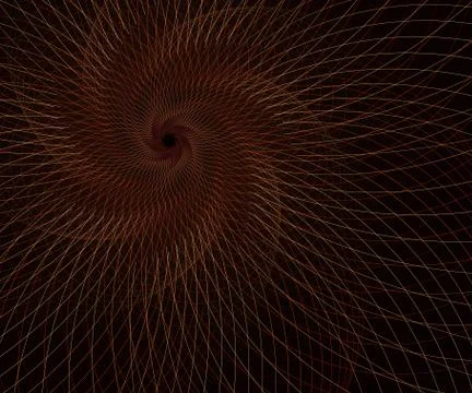 Geometry, mesh element. Intersection curves. Surreal futuristic design. 스톡 일러스트